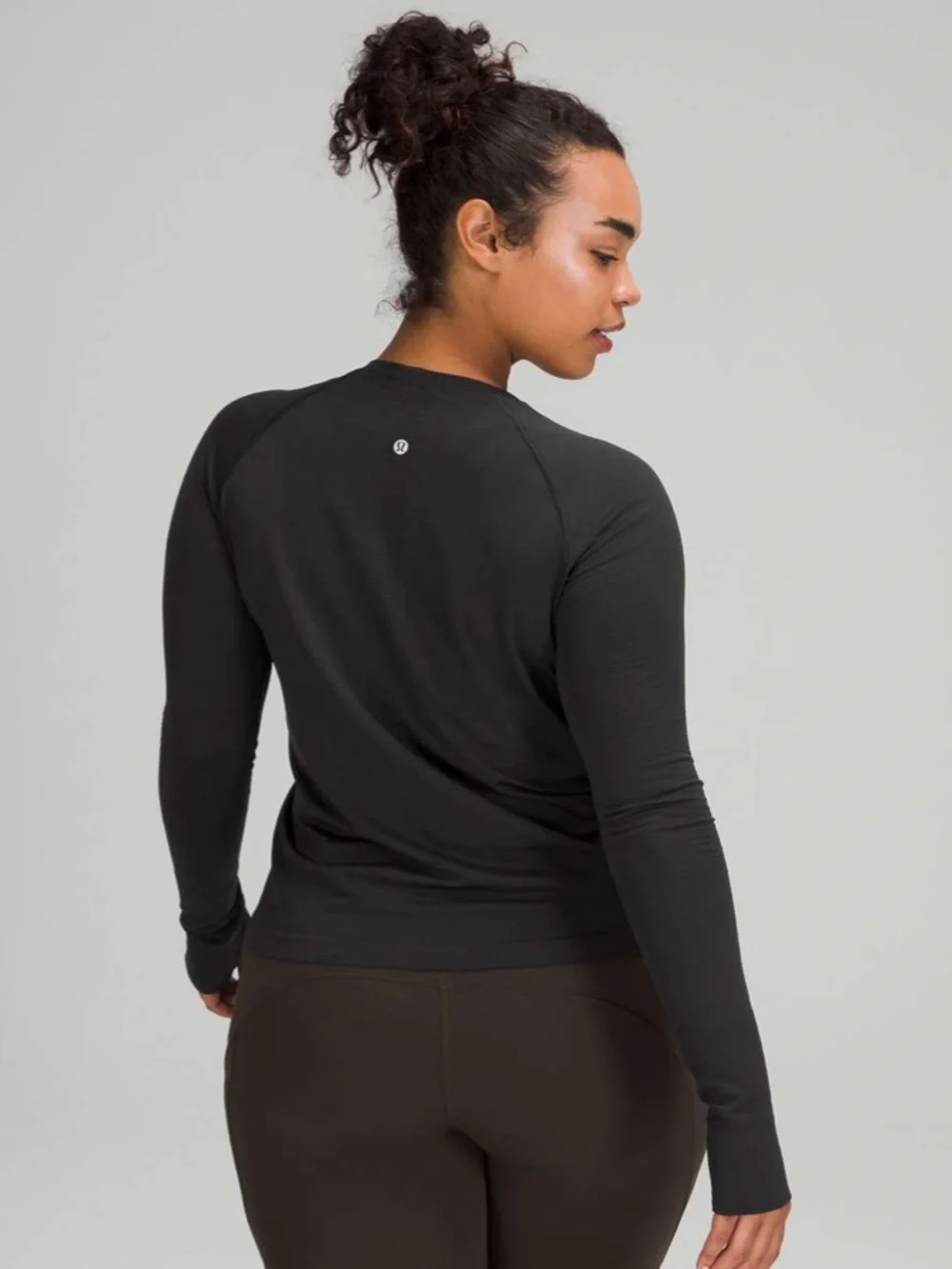 Lululemon Swiftly Tech Long Sleeve Shirt 2.0 *Race Length Black Size 12